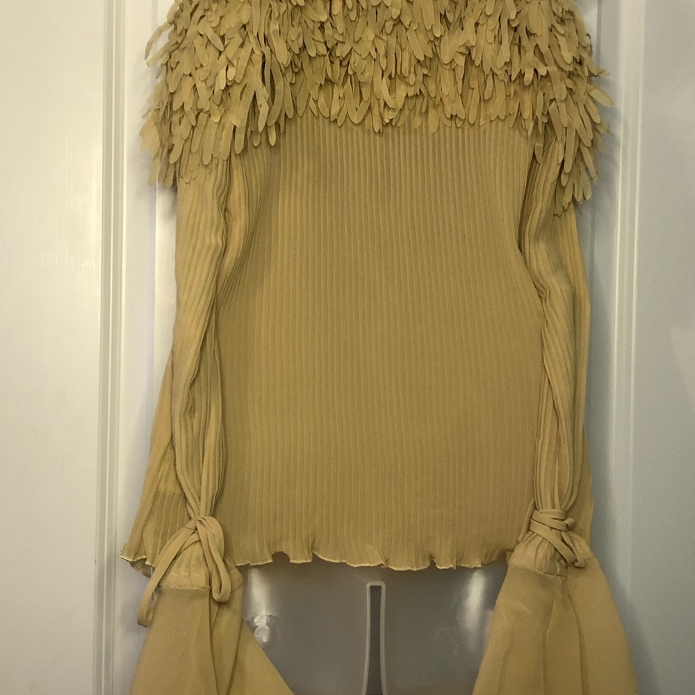 NWT KAELYN-MAX Beige Top Size Large - Picture 11 of 15